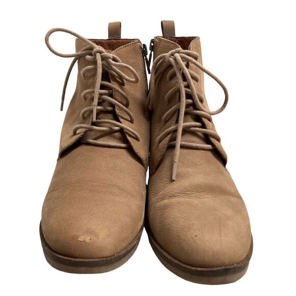LUCKY BRAND Women’s Brown Suede LK-GELWYN Booties Size 9M/39 - Picture 1 of 12